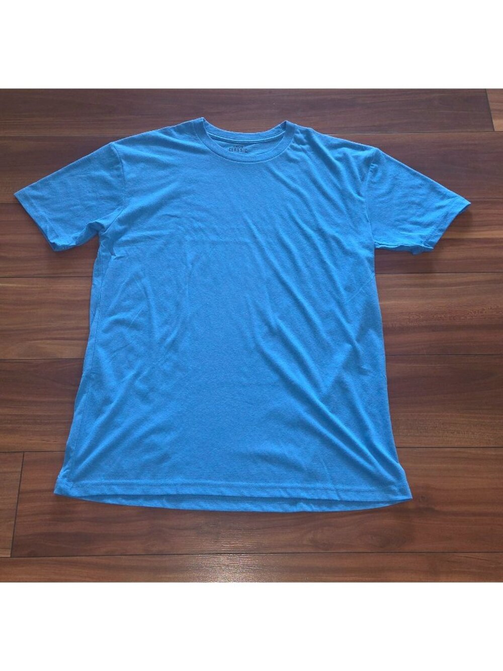 True Classic PALE BLUE Short Sleeve Crew Neck Shirt Men Size Large NEW Lot of 2